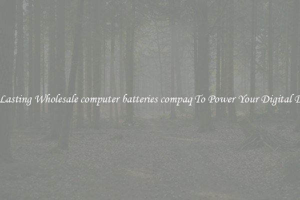 Long Lasting Wholesale computer batteries compaq To Power Your Digital Devices