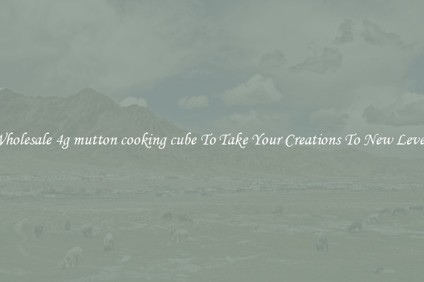 Wholesale 4g mutton cooking cube To Take Your Creations To New Levels