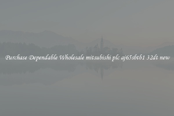 Purchase Dependable Wholesale mitsubishi plc aj65sbtb1 32dt new