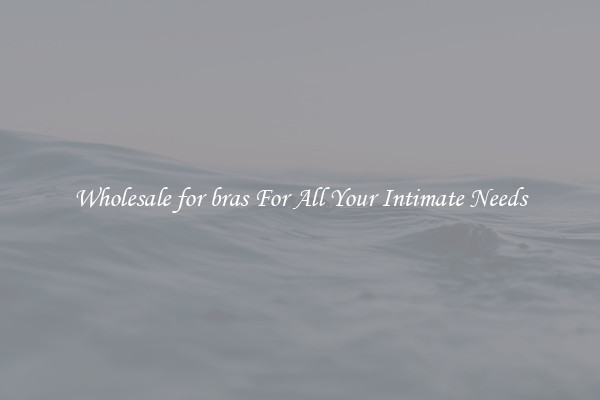 Wholesale for bras For All Your Intimate Needs