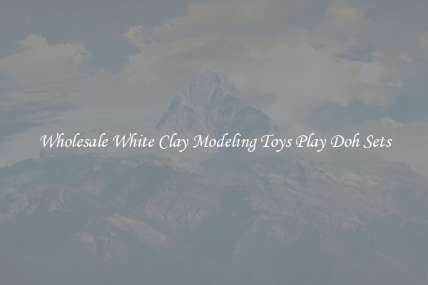 Wholesale White Clay Modeling Toys Play Doh Sets