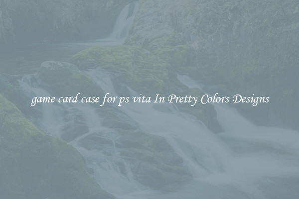 game card case for ps vita In Pretty Colors Designs