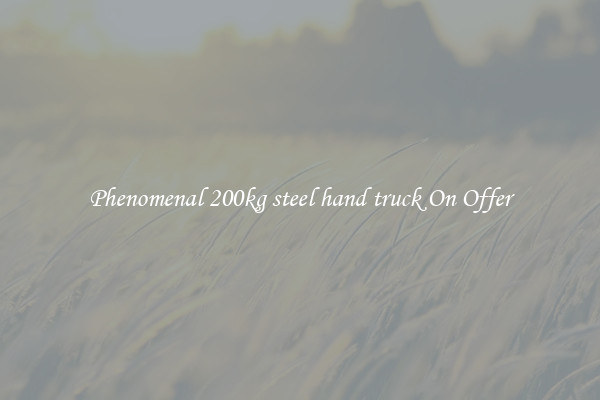 Phenomenal 200kg steel hand truck On Offer