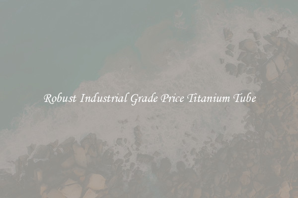 Robust Industrial Grade Price Titanium Tube