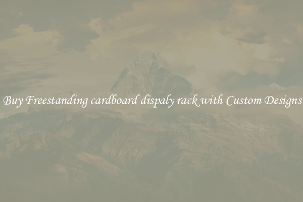 Buy Freestanding cardboard dispaly rack with Custom Designs