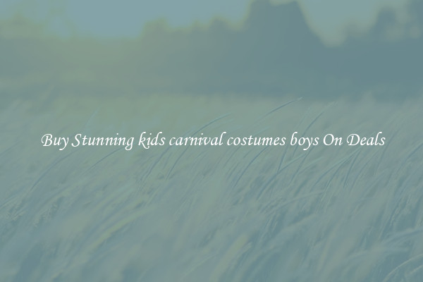 Buy Stunning kids carnival costumes boys On Deals